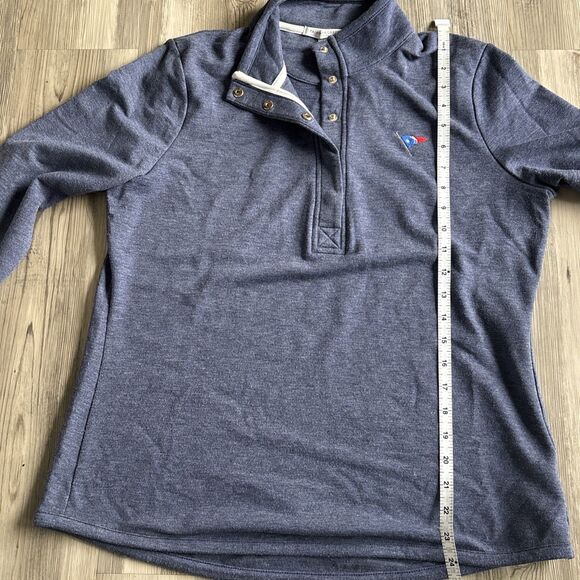 USA Fairway & Greene Golf 1/4 Zip Stretch Pullover Women's  Navy Blue Size large - Picture 4 of 10